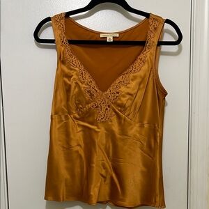 Banana Republic Gold Embellished Sleeveless Camisole